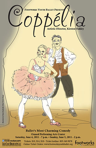 Footworks Ballet Coppelia poster