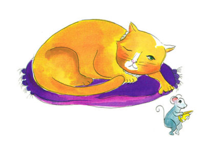 Cat & Mouse illustration
