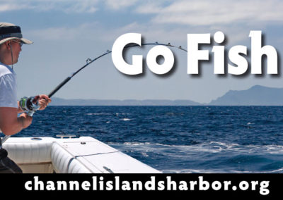 Channel Islands Harbor Fishing billboard