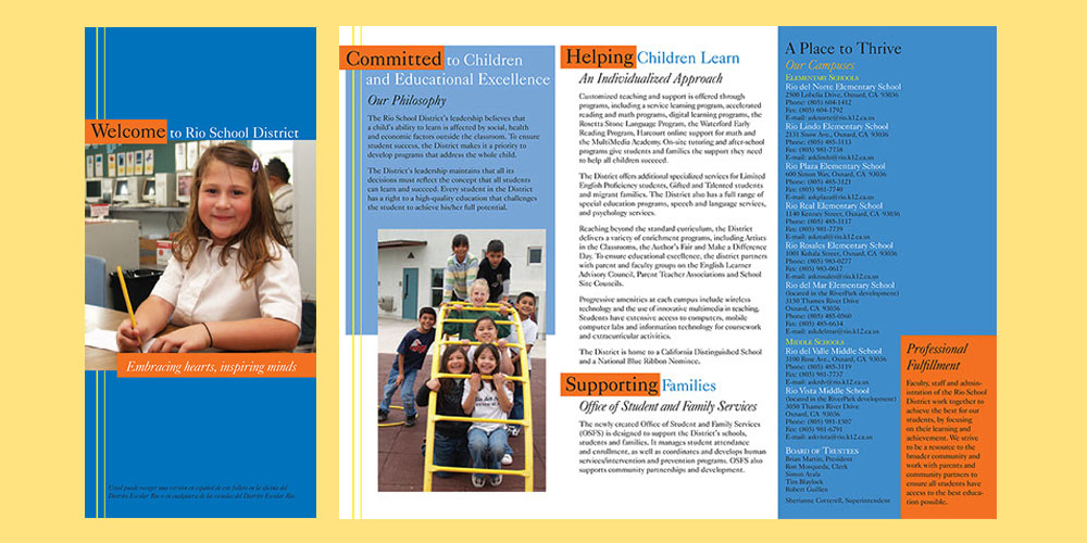 Rio School District brochure
