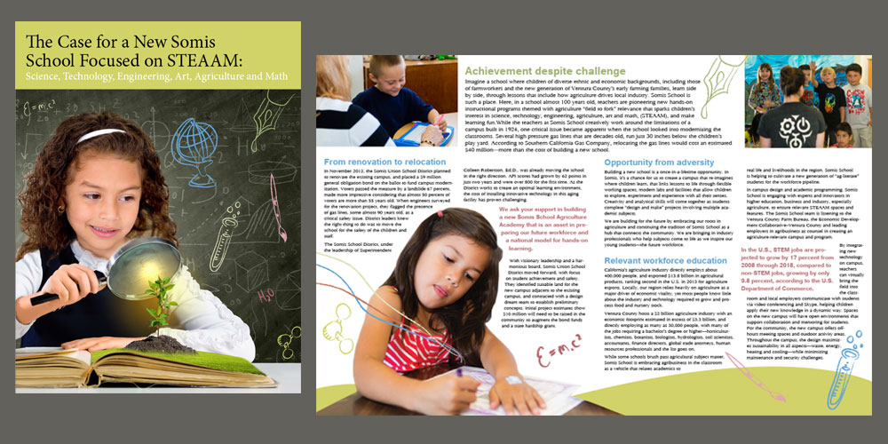 Somis School District STEAAM brochure